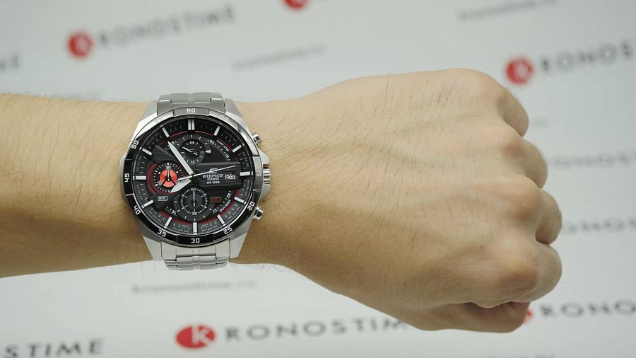 Часы Casio Edifice EFR-556DB-1A — мужские, кварцевые