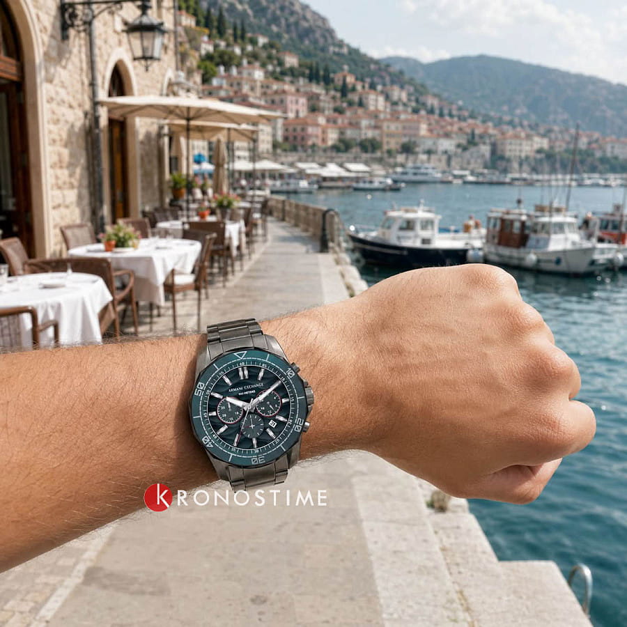 Часы Armani Exchange Spencer AX1972 — нержавеющая сталь с ip-покрытием, мужские