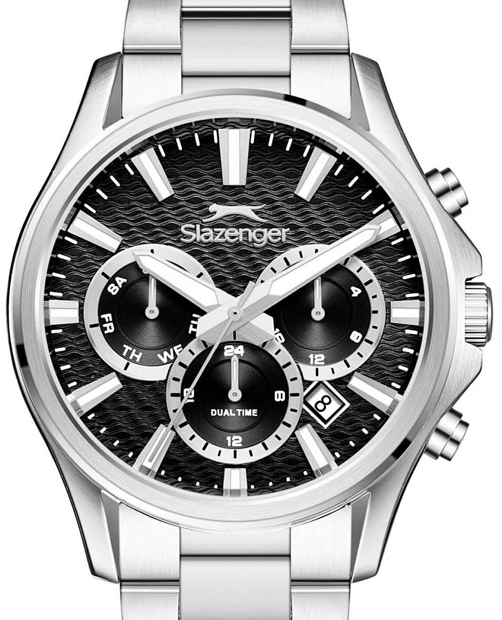 Часы Slazenger SL.09.2601.2.350 — кварцевые, металл сталь