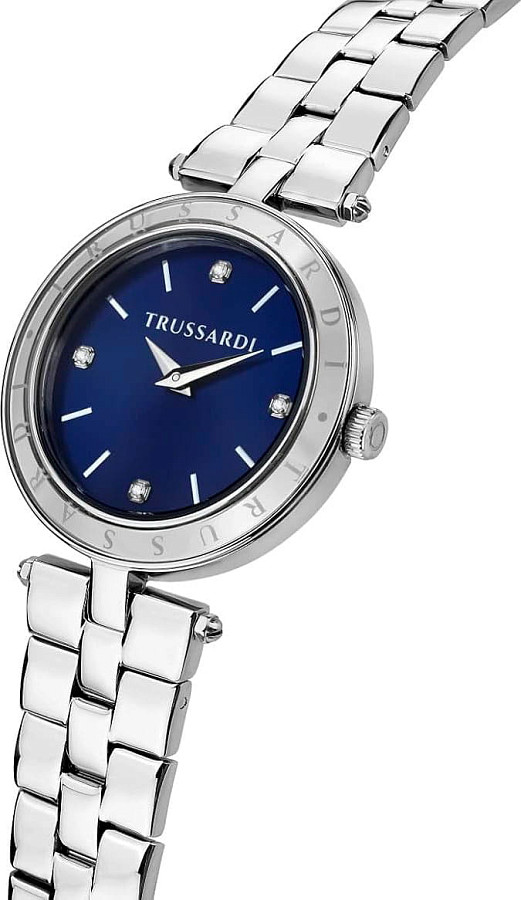 Часы Trussardi T-Shiny R2453145514 — кварцевые, сталь металл