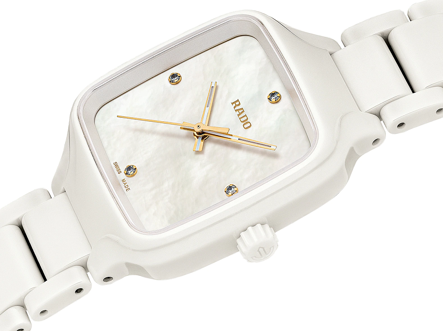 Часы Rado True Square Diamonds R27072902 — керамика, Швейцария