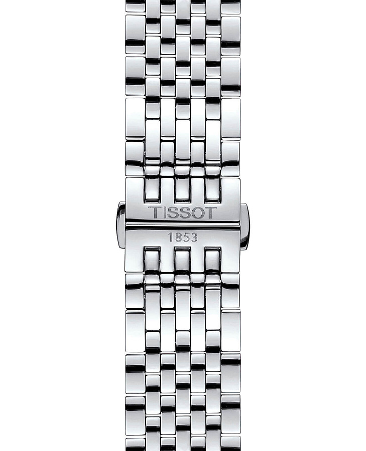 Часы Tissot Tradition Powermatic 80 Open Heart T063.907.11.058.00 — механические, сталь металл