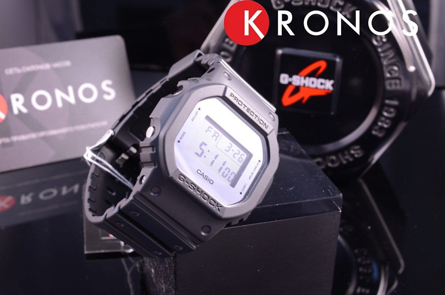 Часы Casio G-Shock DW-5600BBMA-1 — черный, пластик