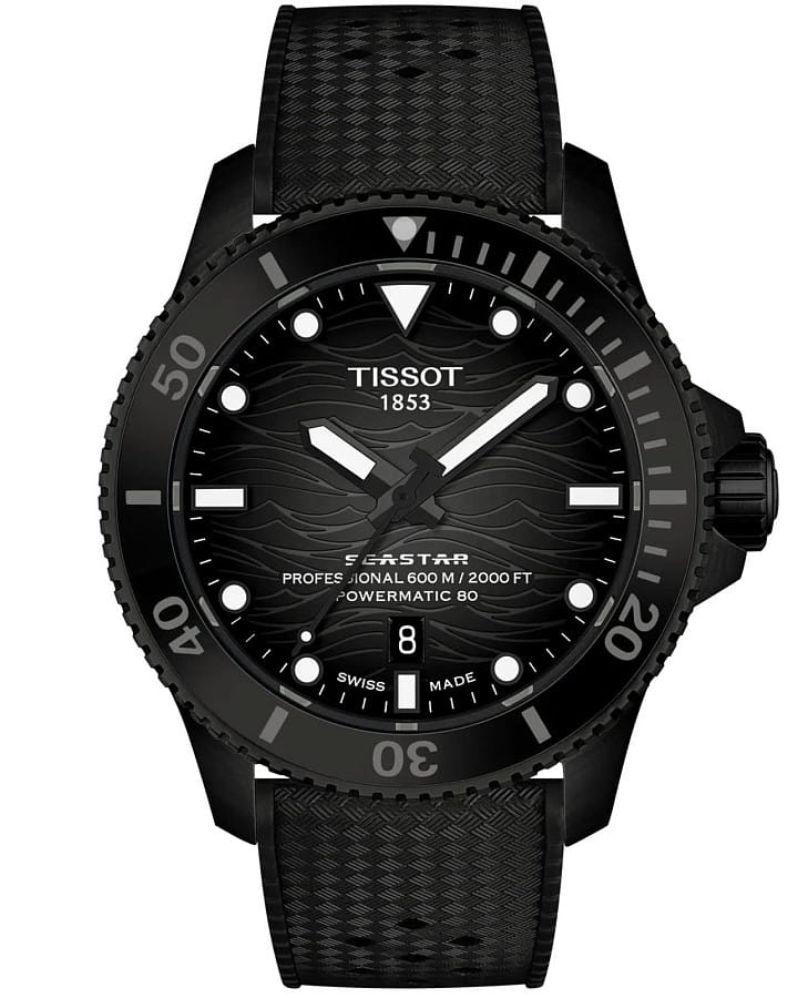 Часы Tissot Seastar 2000 44 mm T120.907.37.051.00 — мужские, черный