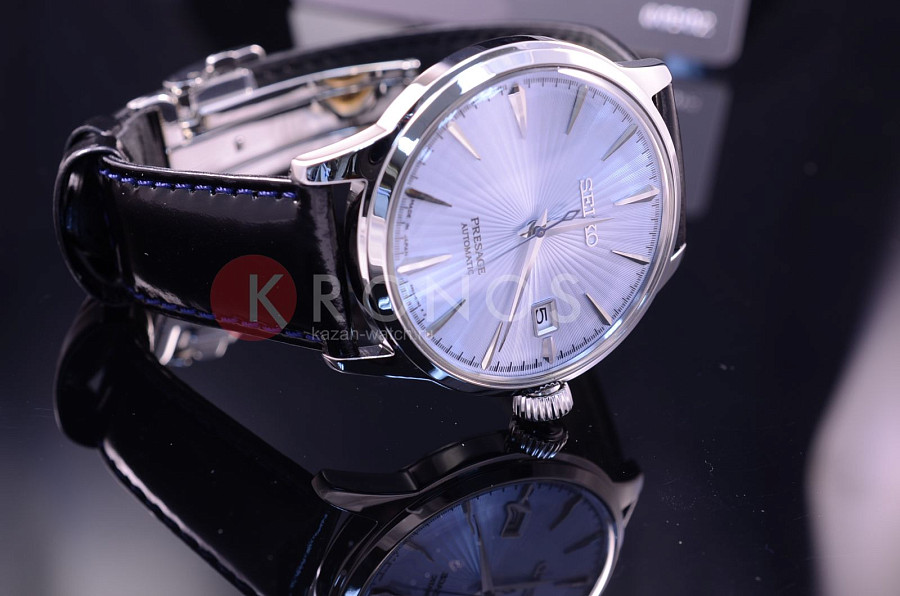 Часы Seiko Presage SRPB43J1 — мужские, кожаный
