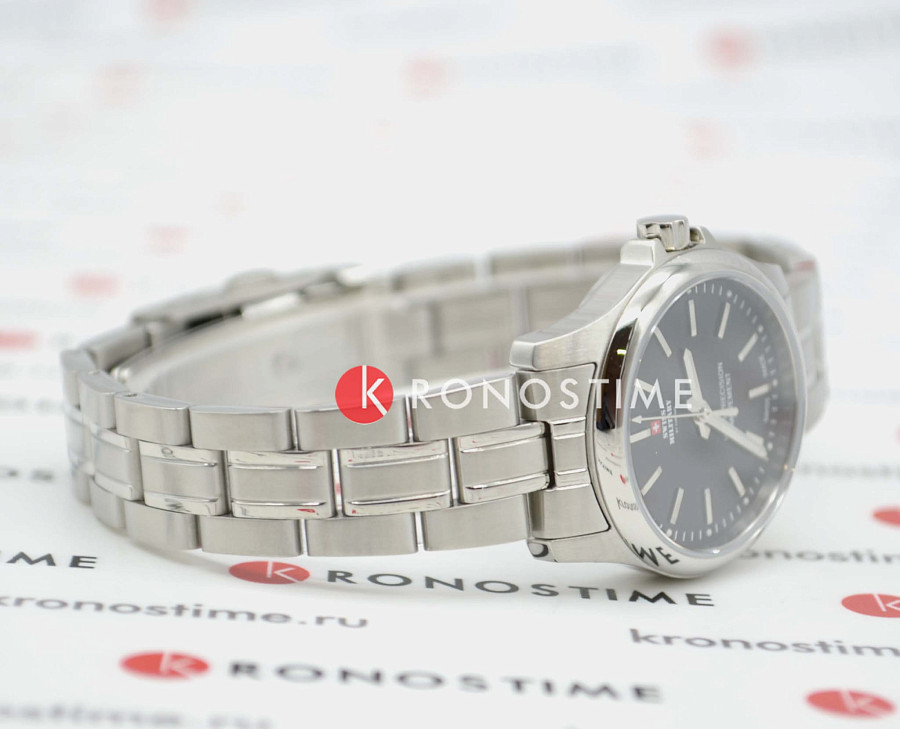Часы Swiss Military by Chrono Сверхточные SM30201.01 — сталь металл, Швейцария
