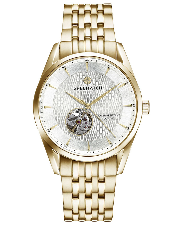 Часы Greenwich Good Luck Deep GW 075.20.33 — мужские, белый