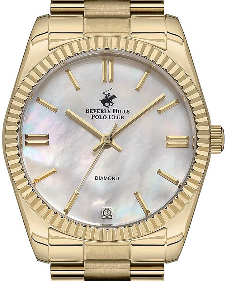 Часы Beverly Hills Polo Club BP3172C.121 — кварцевые, суперметалл металл