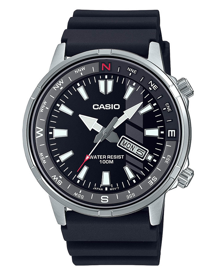 Часы Casio Collection MTD-130-1A — мужские, черный