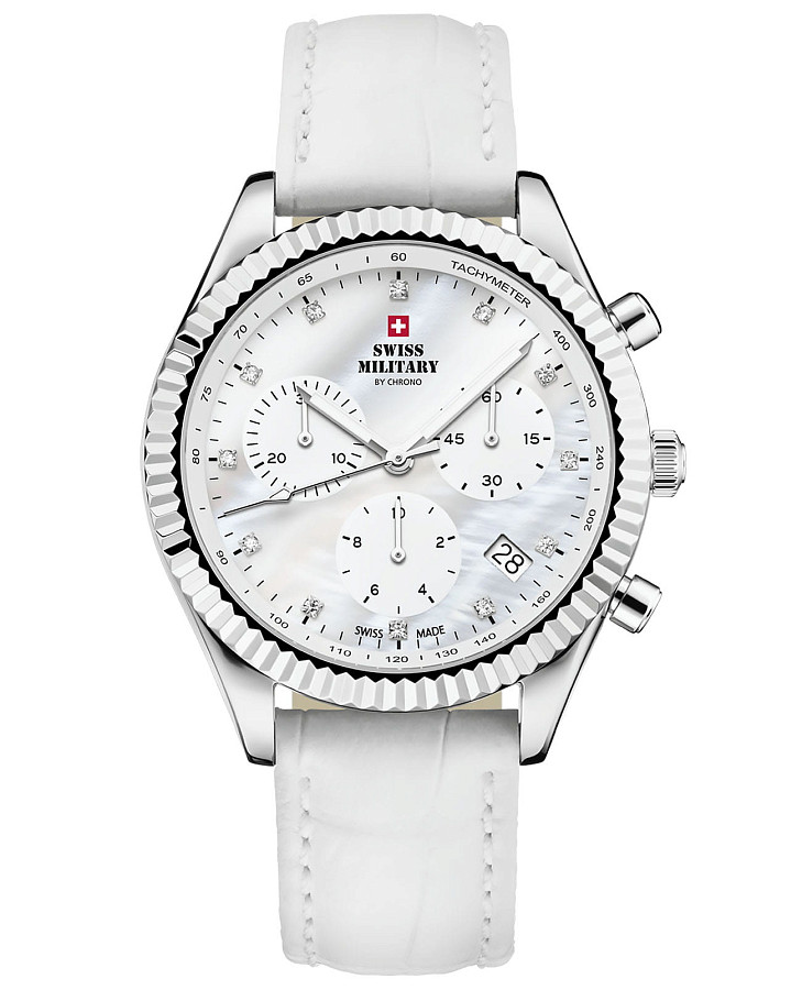 Часы Swiss Military by Chrono SM30207.06 — женские, перламутровый