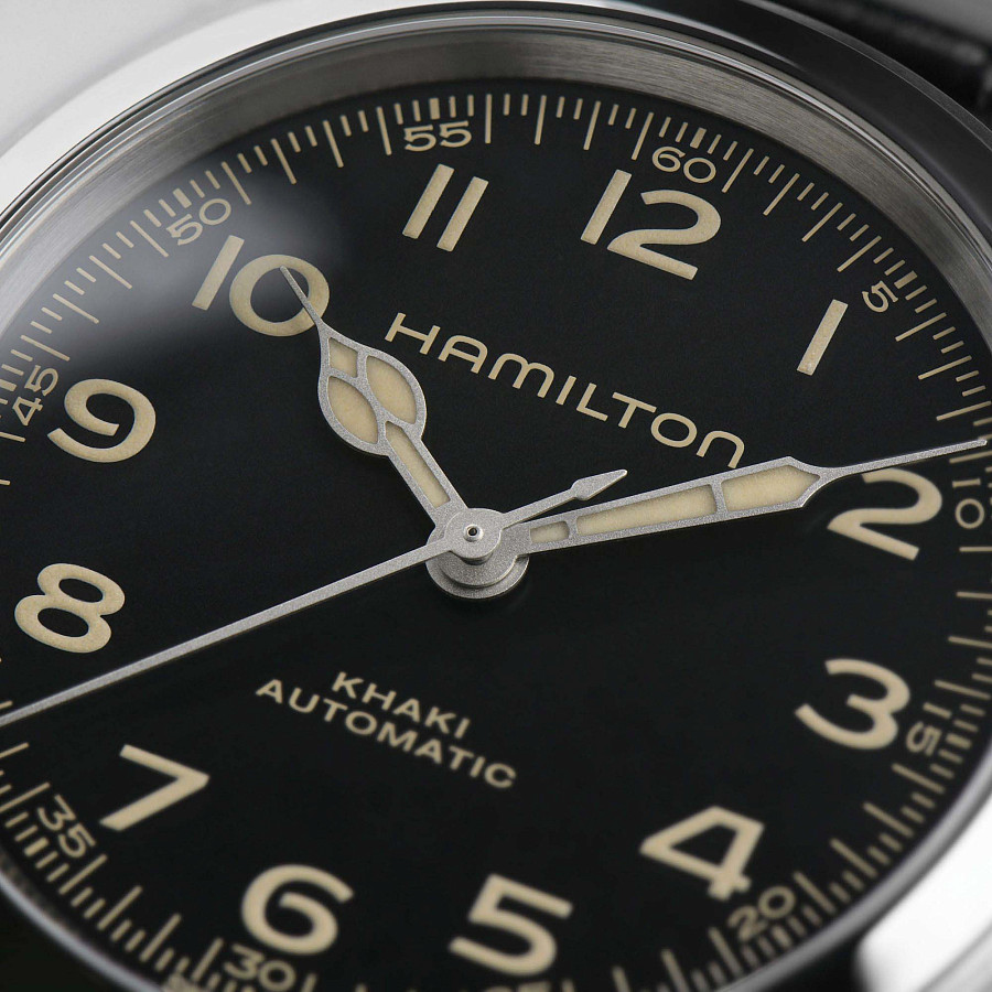 Часы Hamilton Khaki Field Murph H70405730 — мужские, кожаный