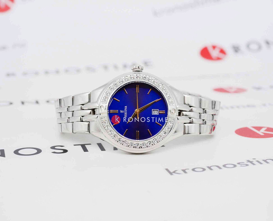 Часы Festina Mademoiselle F16867/5 — кварцевые, металл сталь