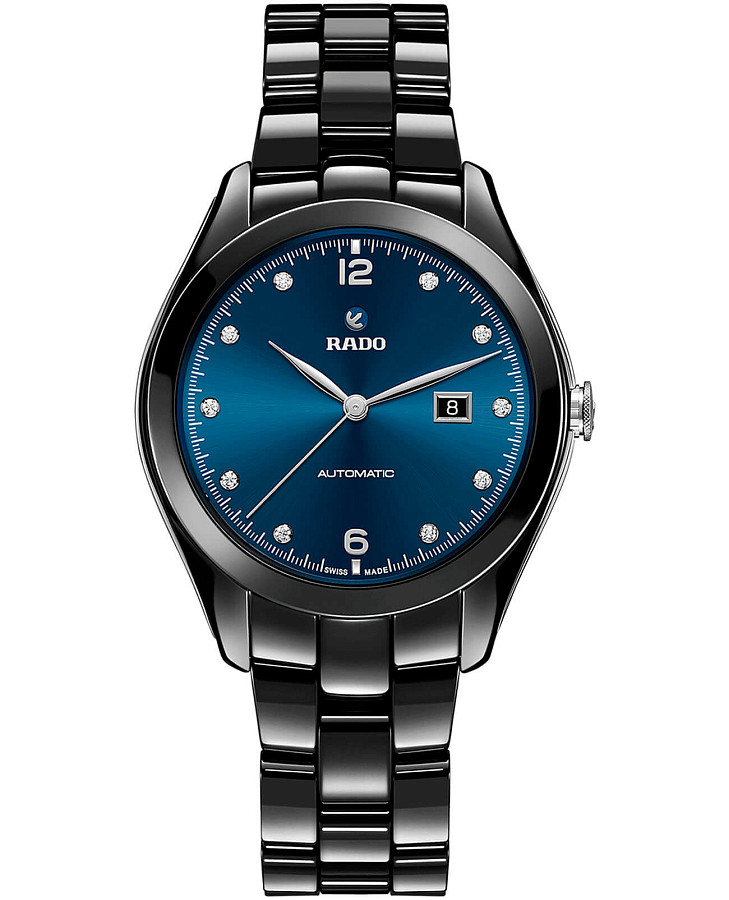 Часы Rado Hyperchrome Automatic Diamonds R32260712 — женские, синий