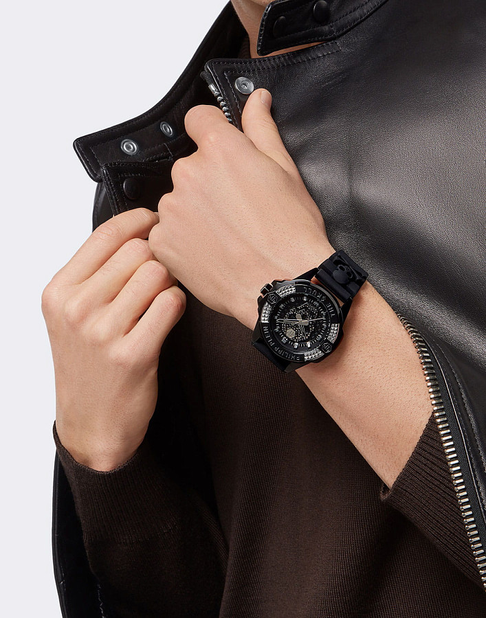 Часы Philipp Plein The Skull PWAAA1421 — мужские, силикон