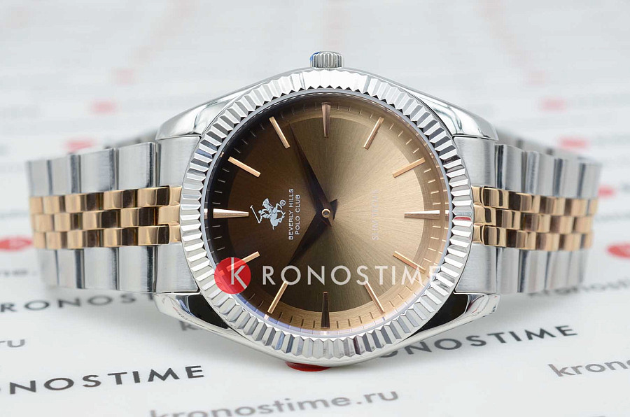Часы Beverly Hills Polo Club BP3830X.560 — кварцевые, металл сталь