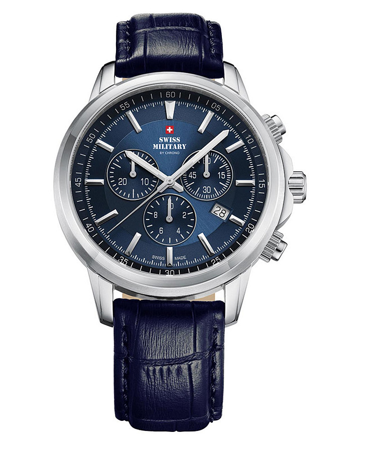 Часы Swiss Military by Chrono SM34052.13 — мужские, синий