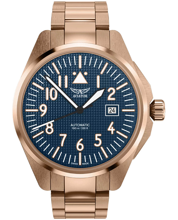 Часы Aviator Airacobra V.3.39.2.335.5 — мужские, синий