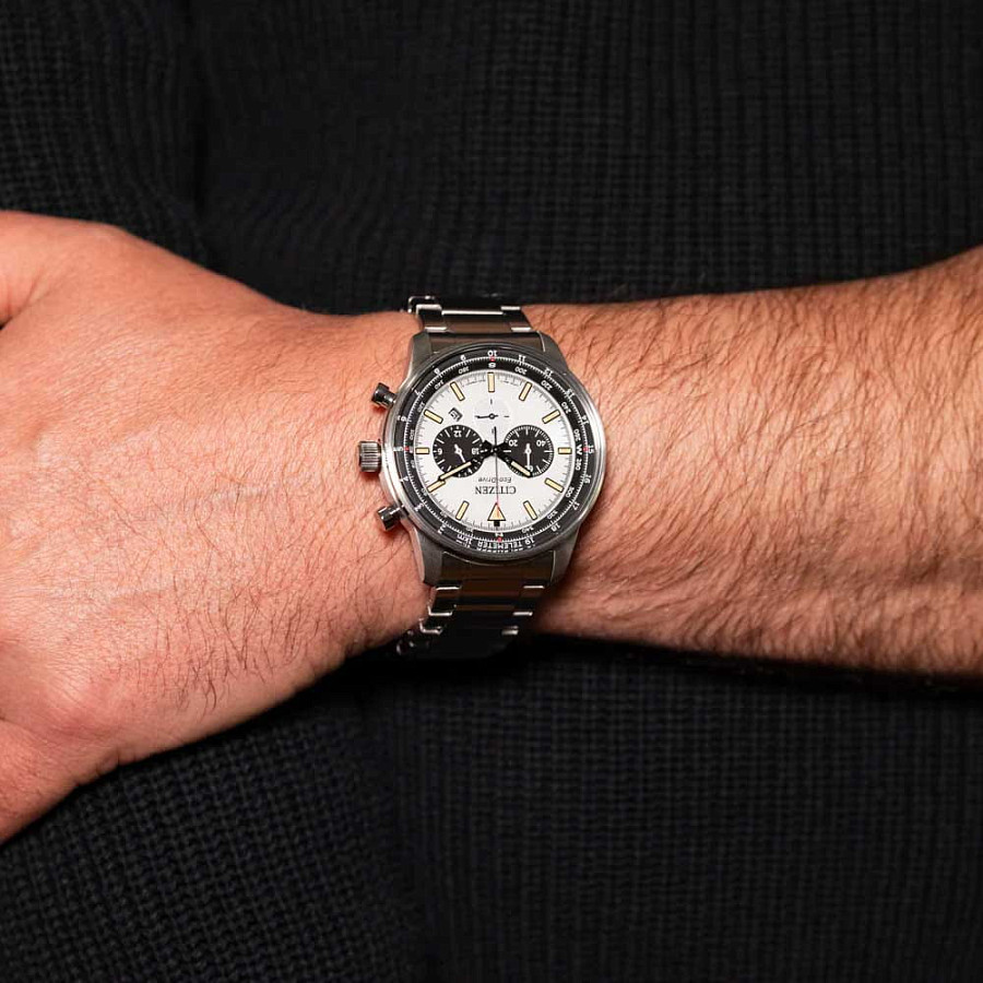 Часы Citizen Eco-Drive CA4500-91A — сталь металл, Япония