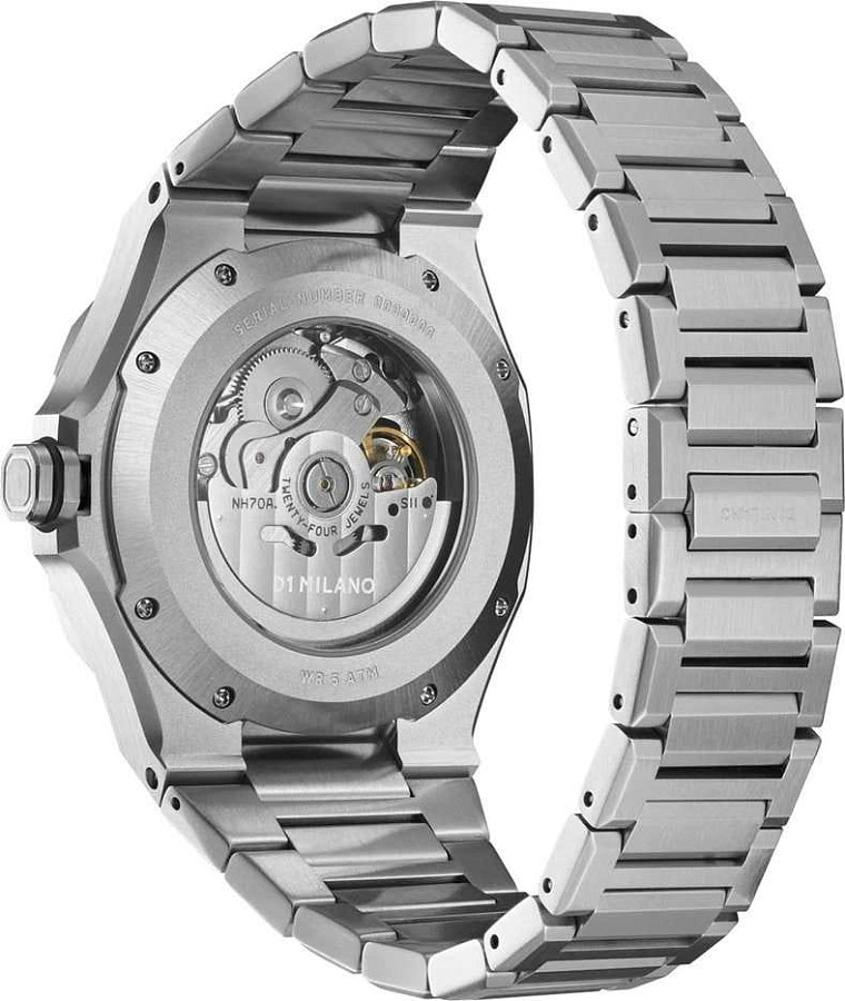 Часы D1 Milano Skeleton SKBJ10 — механические, сталь металл