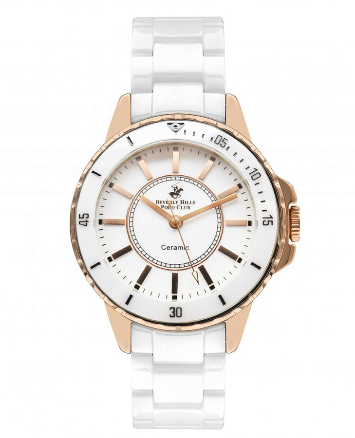 Часы Beverly Hills Polo Club BP3318X.430 — женские, белый