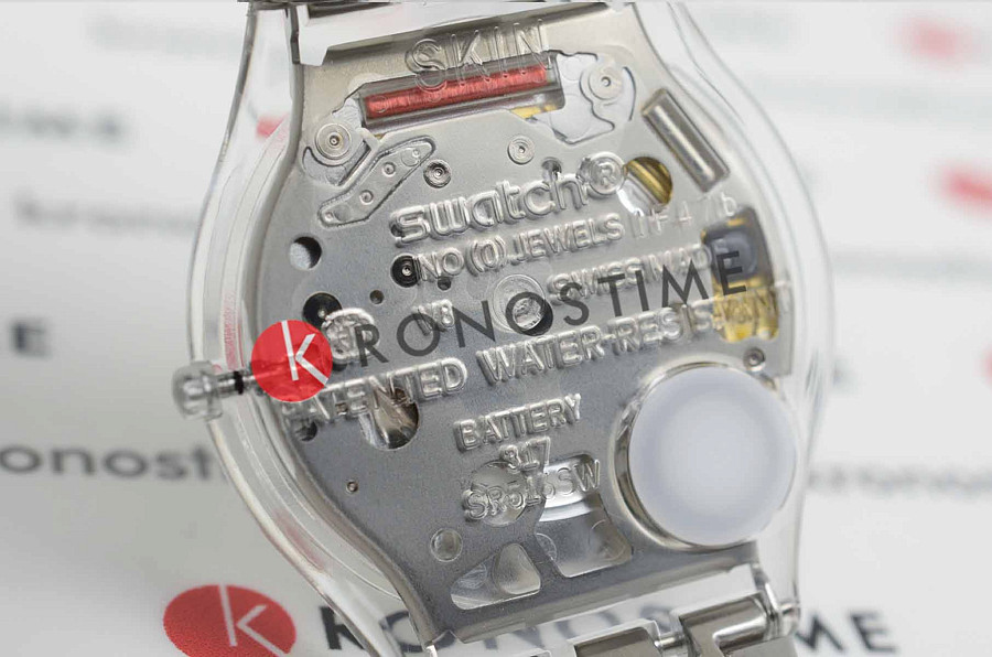 Часы Swatch Skin Classic Biosourced SS08K100G — женские, нержавеющая сталь