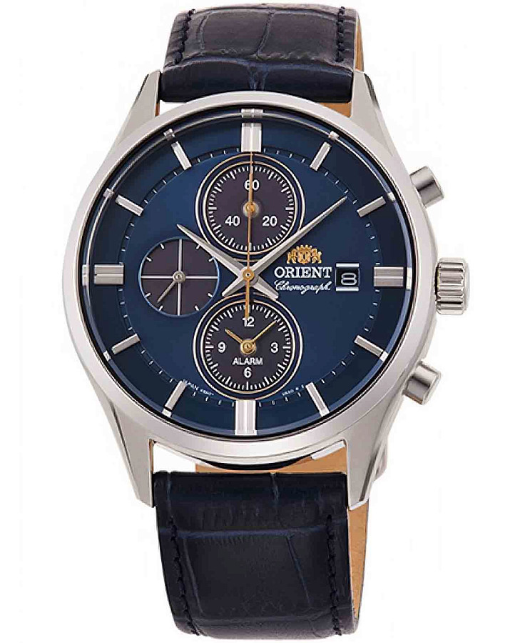 Часы Orient Chronograph RA-TY0004L (RN-TY0004L) — мужские, синий