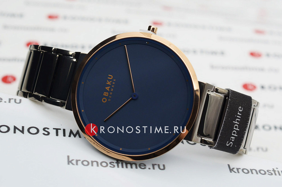 Часы Obaku Links V258GXDLSJ — металл сталь титан, Дания