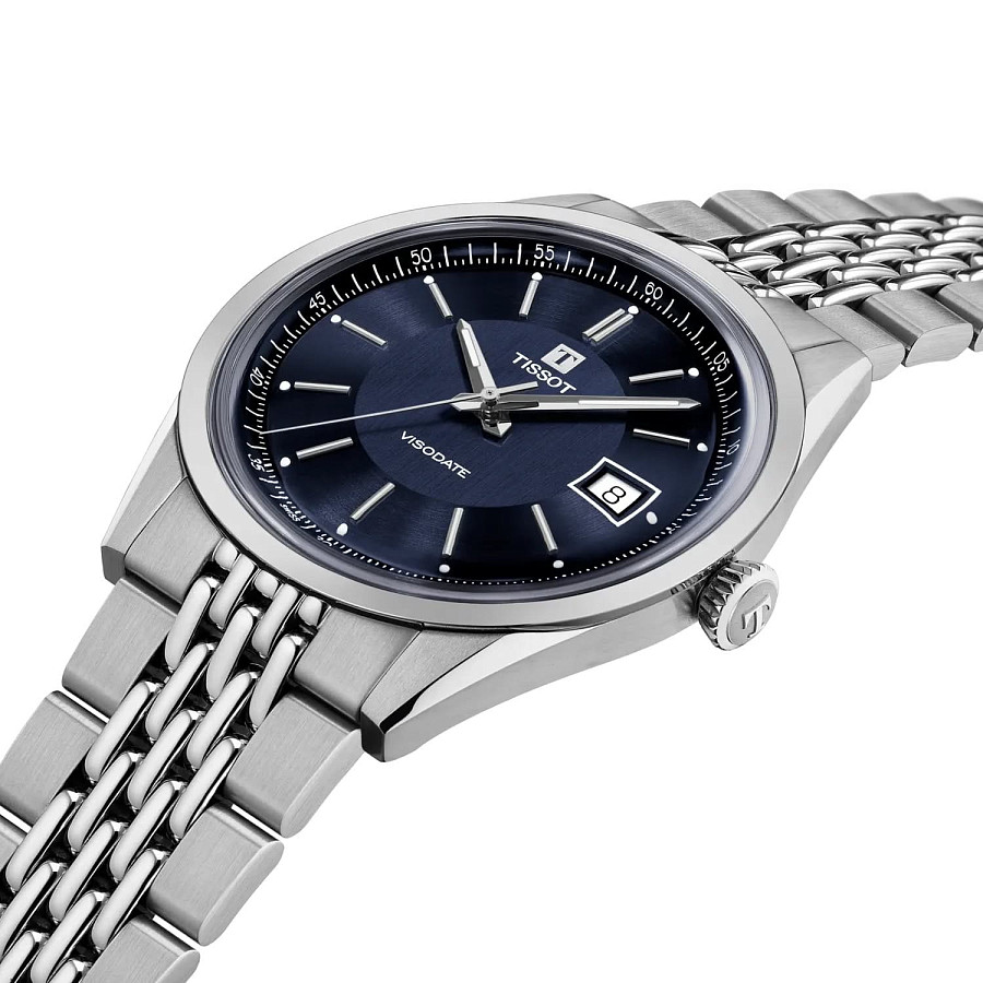 Часы Tissot Visodate 39mm T157.407.11.041.00 — Швейцария, механические
