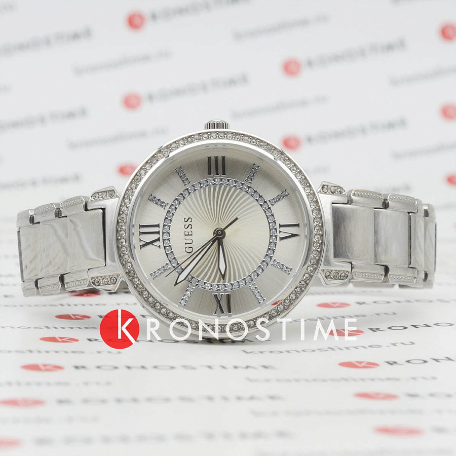 Часы Guess Montage GW0588L2 — кварцевые, сталь металл