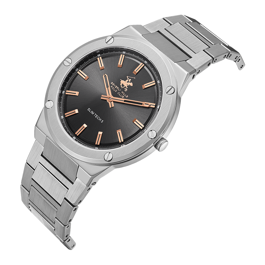 Часы Beverly Hills Polo Club Quartz BP3717X.360 — кварцевые, металл сталь