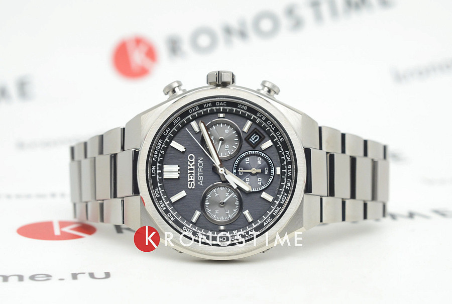 Часы Seiko Astron Nexter Solar Radio SBXY097 — кварцевые, титан