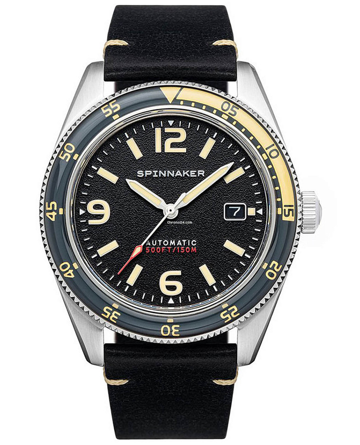 Часы Spinnaker Fleuss SP-5055-0B — мужские, черный