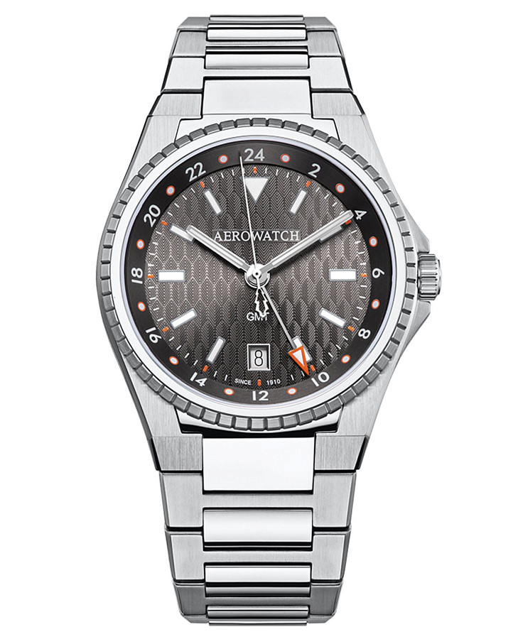 Часы Aerowatch Les Grandes Classiques 44999 AA01 M — мужские, серый