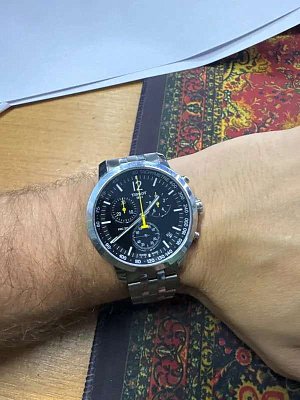 Фото покупателя: Швейцарские наручные часы Tissot PRC 200 Chronograph T114.417.11.057.00 с хронографом