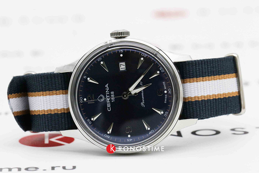Часы Certina Heritage DS Powermatic 80 C038.407.18.047.00 — Швейцария, механические