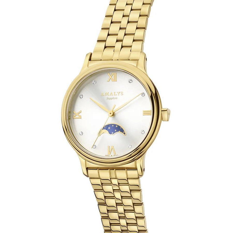 Часы Amalys Simone AMW-204 — женские, нержавеющая сталь с pvd-покрытием