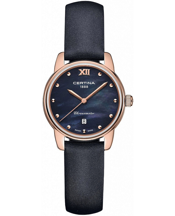 Часы Certina DS-8 Lady C033.051.36.128.00 — женские, синий