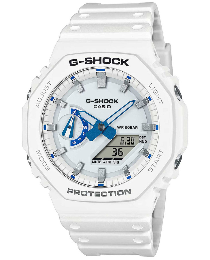 Часы Casio G-SHOCK GA-2100HDS-7A — мужские, белый