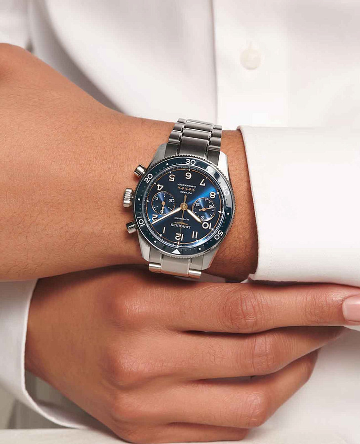 Часы Longines Spirit Flyback L3.821.4.93.6 — нержавеющая сталь, мужские