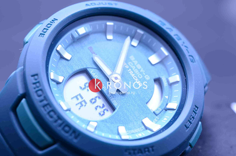 Часы Casio Baby-G BSA-B100AC-3A — пластик, Япония