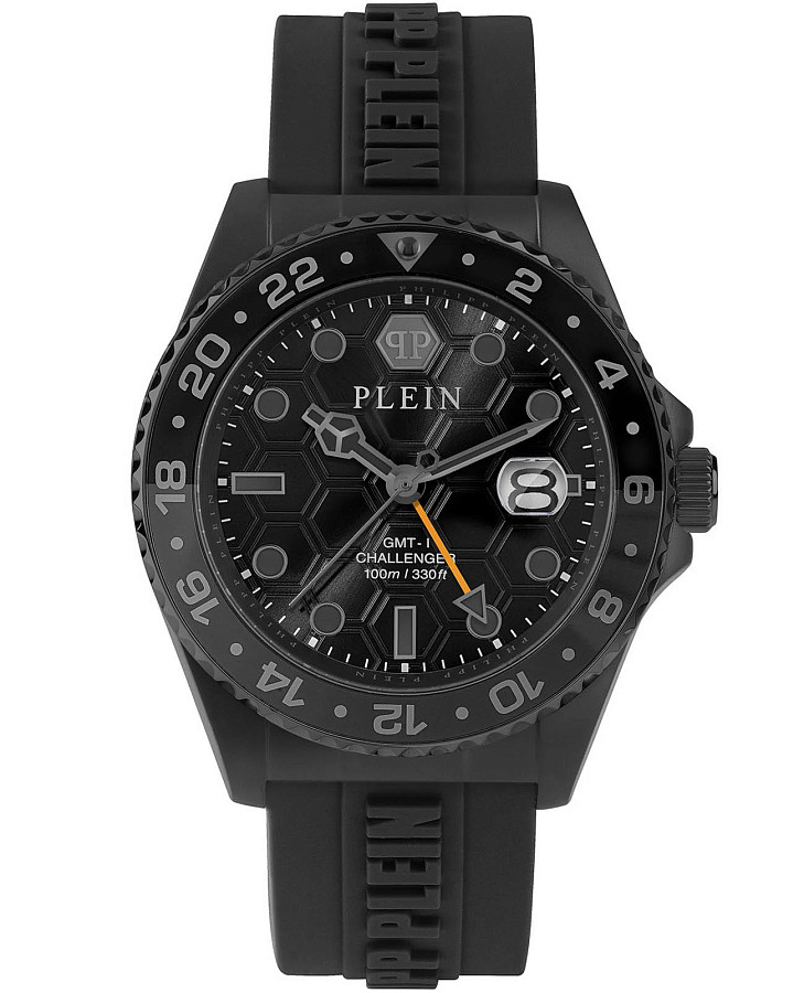 Часы Philipp Plein GMT-I Challenger PWYBA1023 — мужские, черный