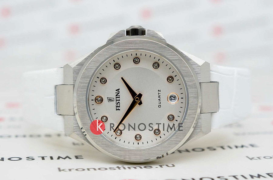 Часы Festina Mademoiselle F20701/1 — кварцевые, металл сталь