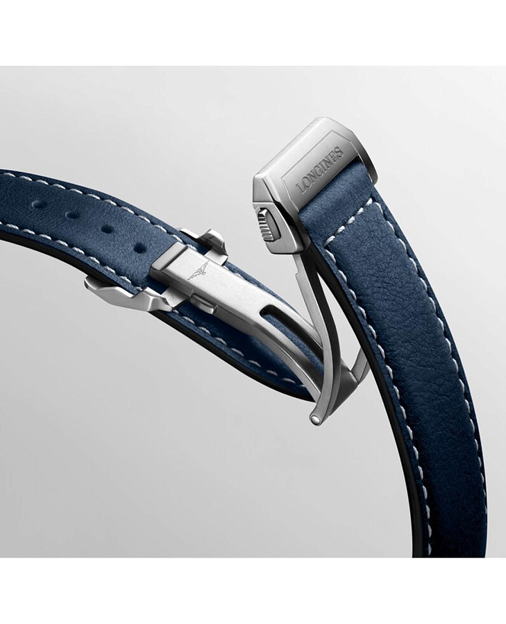 Часы Longines Spirit L3.802.4.93.2 — мужские, синий