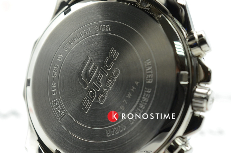 Часы Casio Edifice EFR-539D-1A2VUDF (EFR-539D-1A2) — серебристый, металл сталь