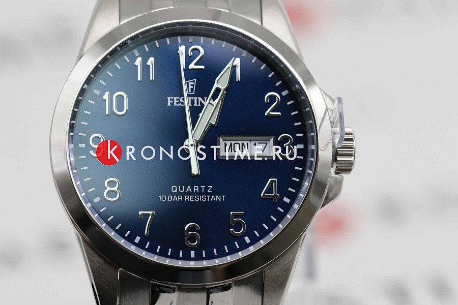 Часы Festina Classics F20357/C — кварцевые, металл сталь