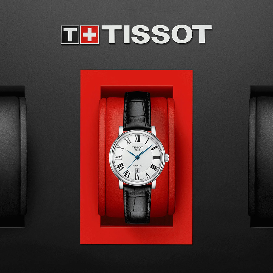 Часы Tissot Carson Premium Automatic Lady T122.207.16.033.00 — артикул T1222071603300, женские