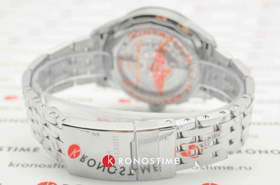 Часы Breitling Premier B01 Chronograph 42 AB0118221C1A1 — синий, сталь металл