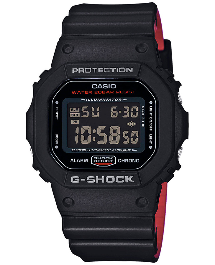Часы Casio G-Shock DW-5600HR-1E — мужские, черный