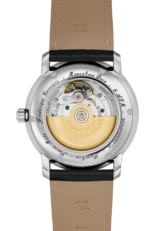 Часы Frederique Constant Classics Heart Beat Moonphase FC-335MC4P6 — сталь металл, Швейцария