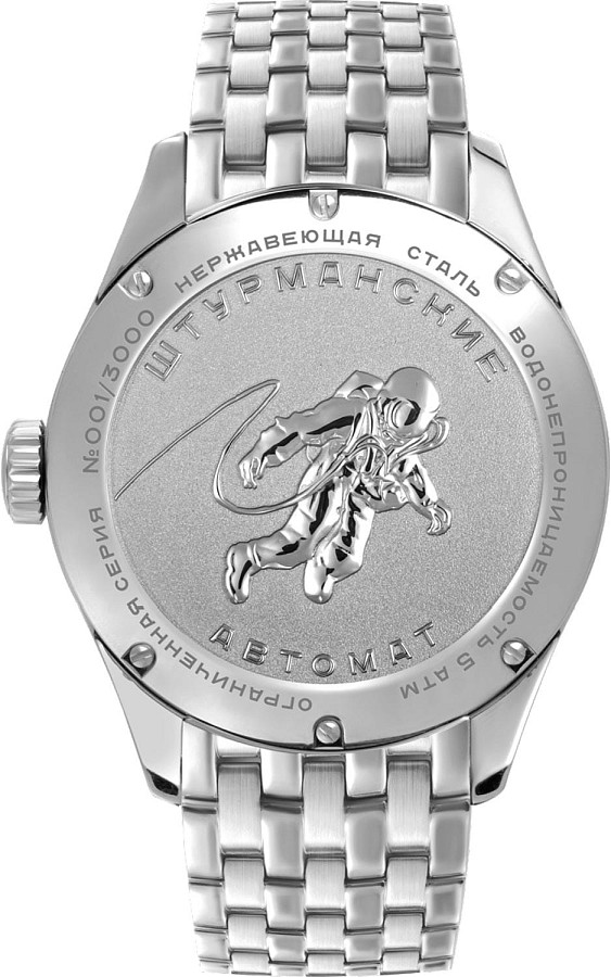 Часы Штурманские Открытый Космос Day-Date NH36/1891772B — механические, сталь металл